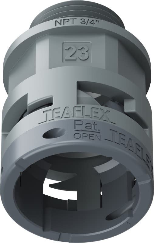 TEAFLEX - RACC.GRIGIO IP66 SM23 NPT 3/4' 6GSM23N04
