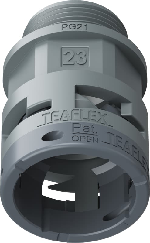 TEAFLEX - RACC.GRIGIO IP66 SM23  PG21 6GSM23P21