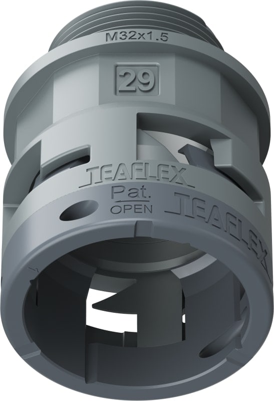TEAFLEX - RACC.GRIGIO IP66 SM29 M32X1,5