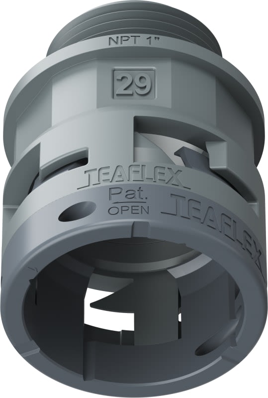 TEAFLEX - RACC.GRIGIO IP66 SM29 NPT1'
