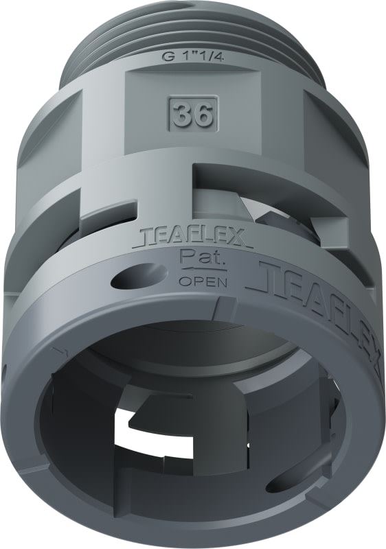 TEAFLEX - RACC.GRIGIO IP66 SM36 GAS1'1/4 6GSM36G06