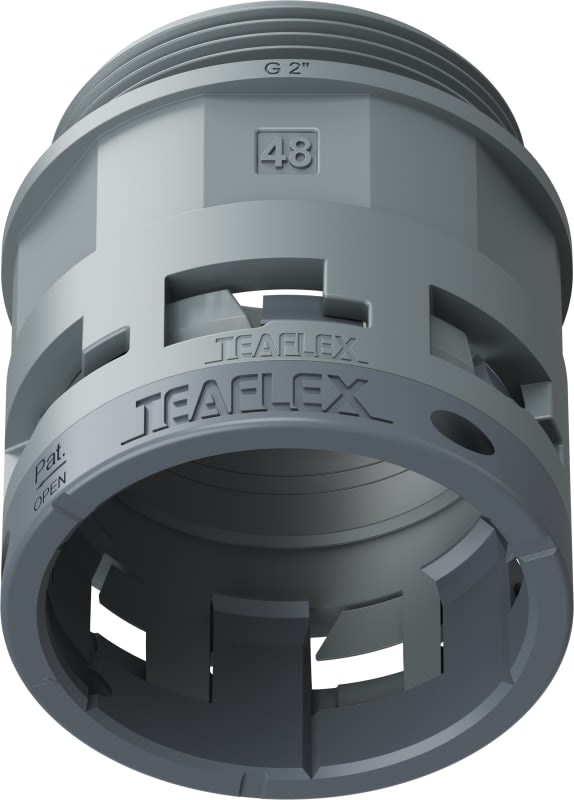 TEAFLEX - RACC.GRIGIO IP66 SM48 GAS 2' 6GSM48G08