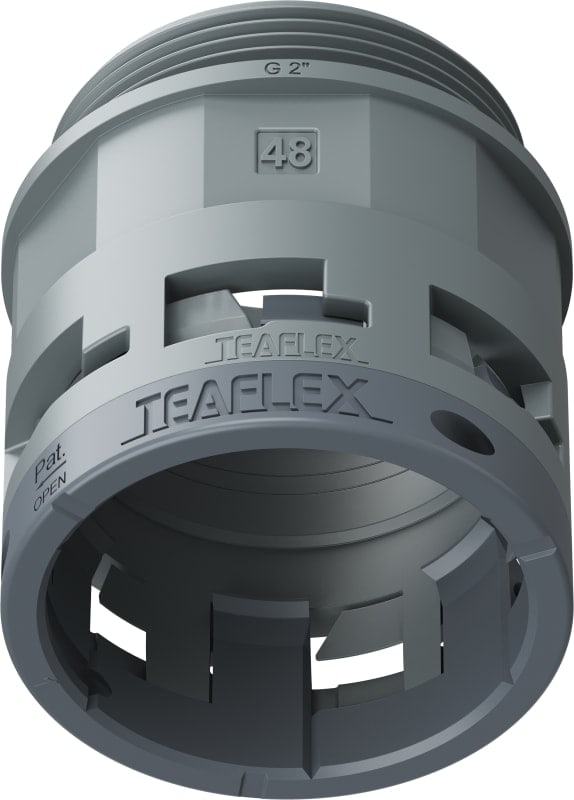 TEAFLEX - RACC.GRIGIO IP66 SM48 GAS 2'