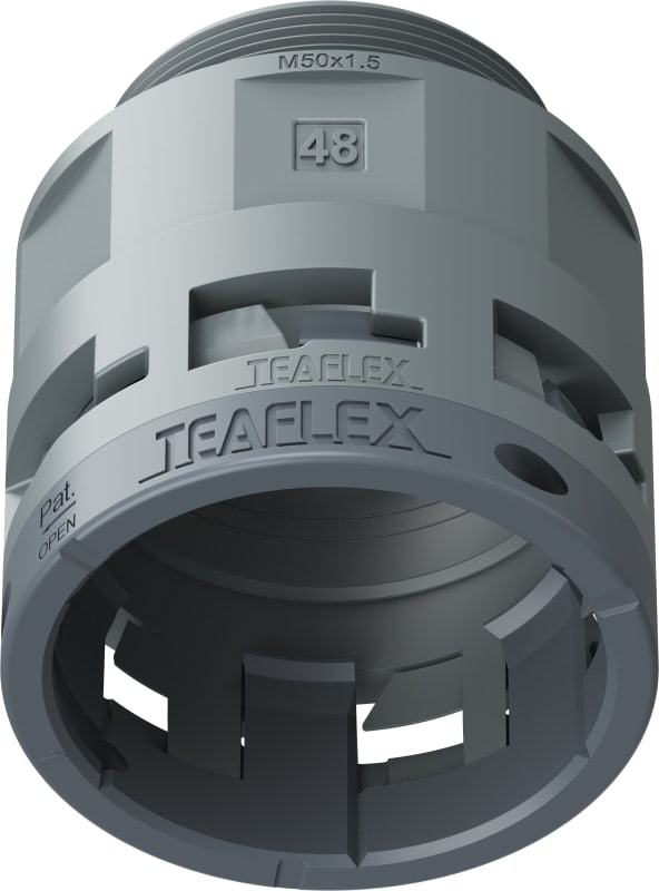TEAFLEX - RACC.GRIGIO IP66 SM48 M50X1,5