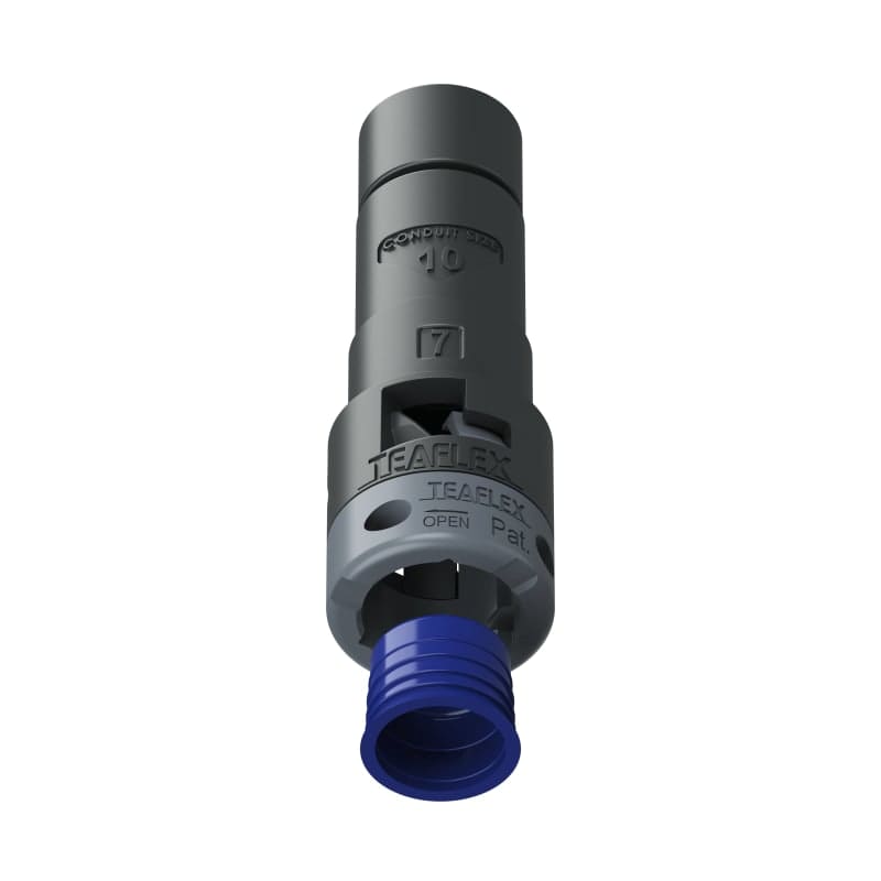 TEAFLEX - RACC.ADATTATORE NERO IP68 1007