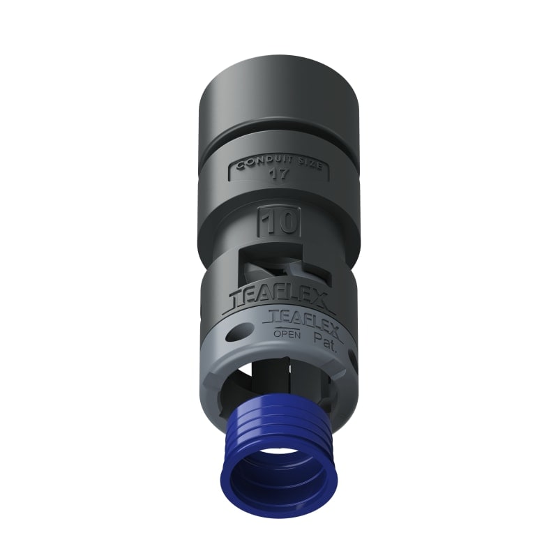 TEAFLEX - RACC.ADATTATORE NERO IP68 1710