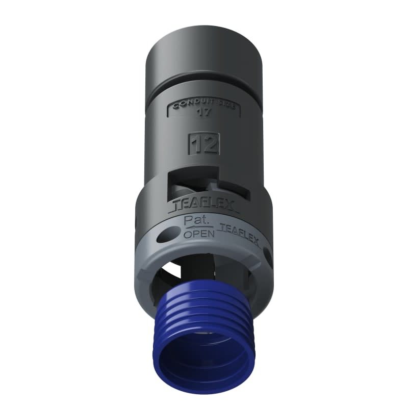 TEAFLEX - RACC.ADATTATORE NERO IP68 1712