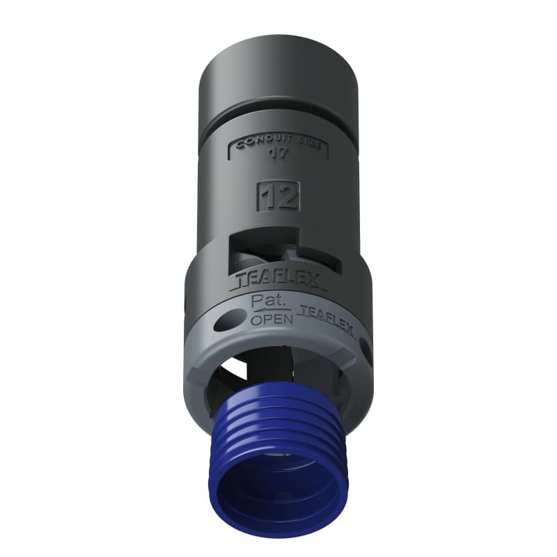 TEAFLEX - RACC.ADATTATORE NERO IP68 1712