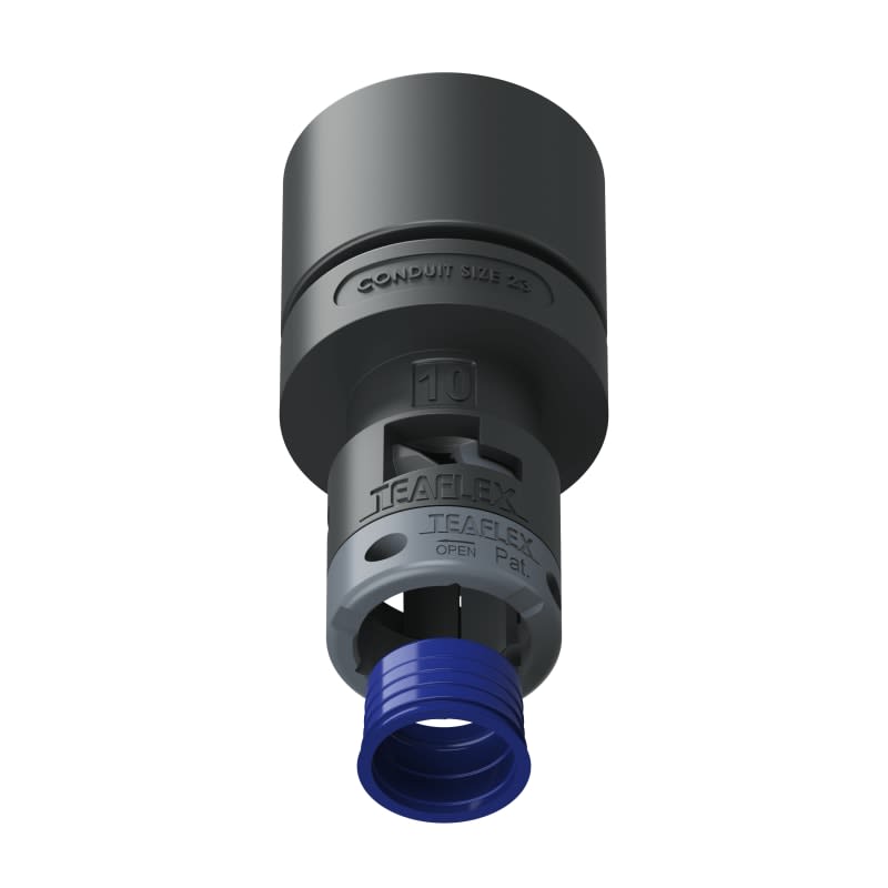 TEAFLEX - RACC.ADATTATORE NERO IP68 2310