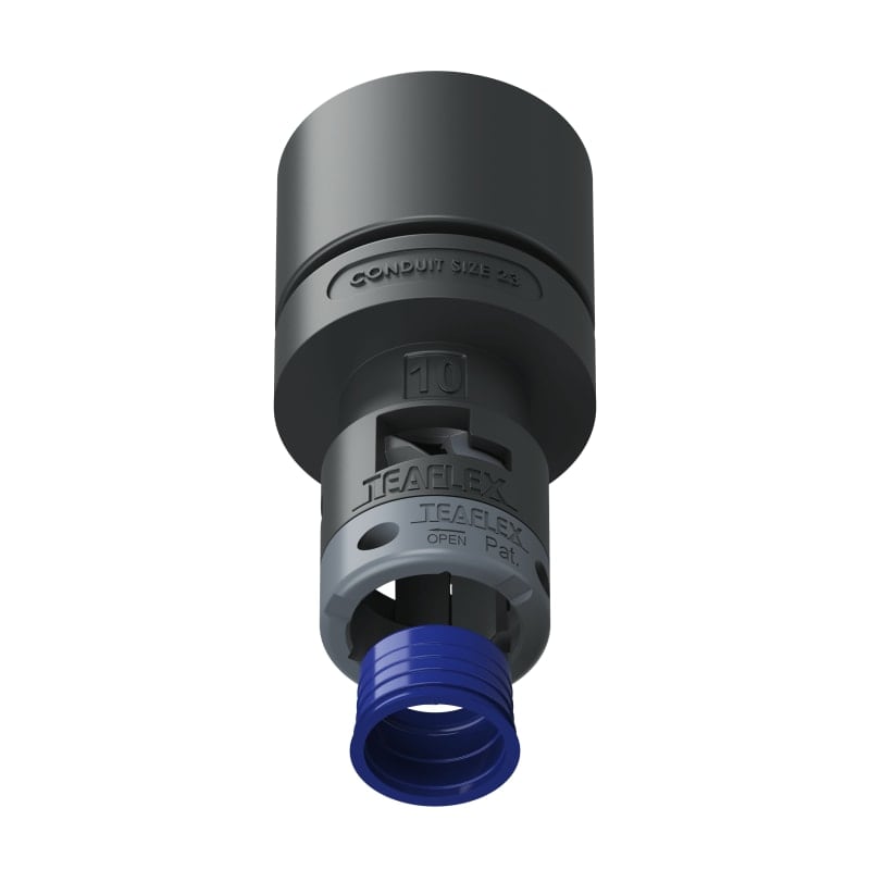 TEAFLEX - RACC.ADATTATORE NERO IP68 2310