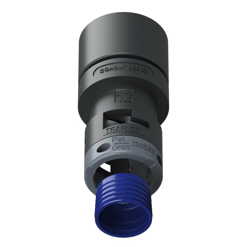 TEAFLEX - RACC.ADATTATORE NERO IP68 2312 8BAD2312