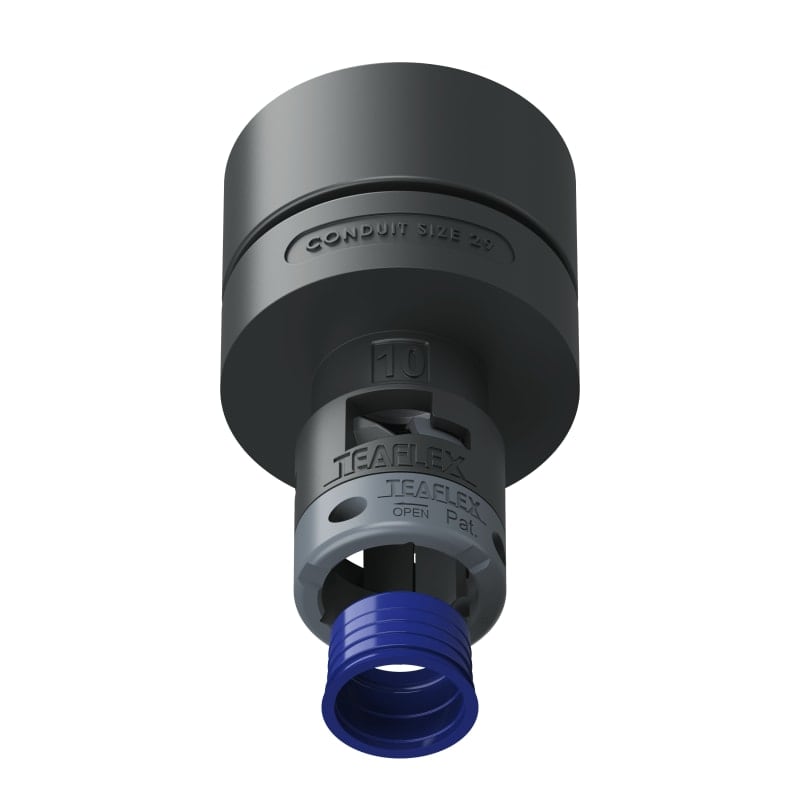 TEAFLEX - RACC.ADATTATORE NERO IP68 2910