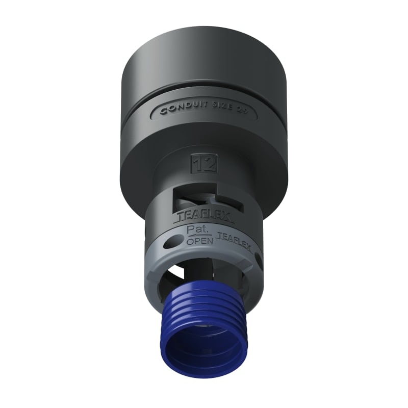 TEAFLEX - RACC.ADATTATORE NERO IP68 2912