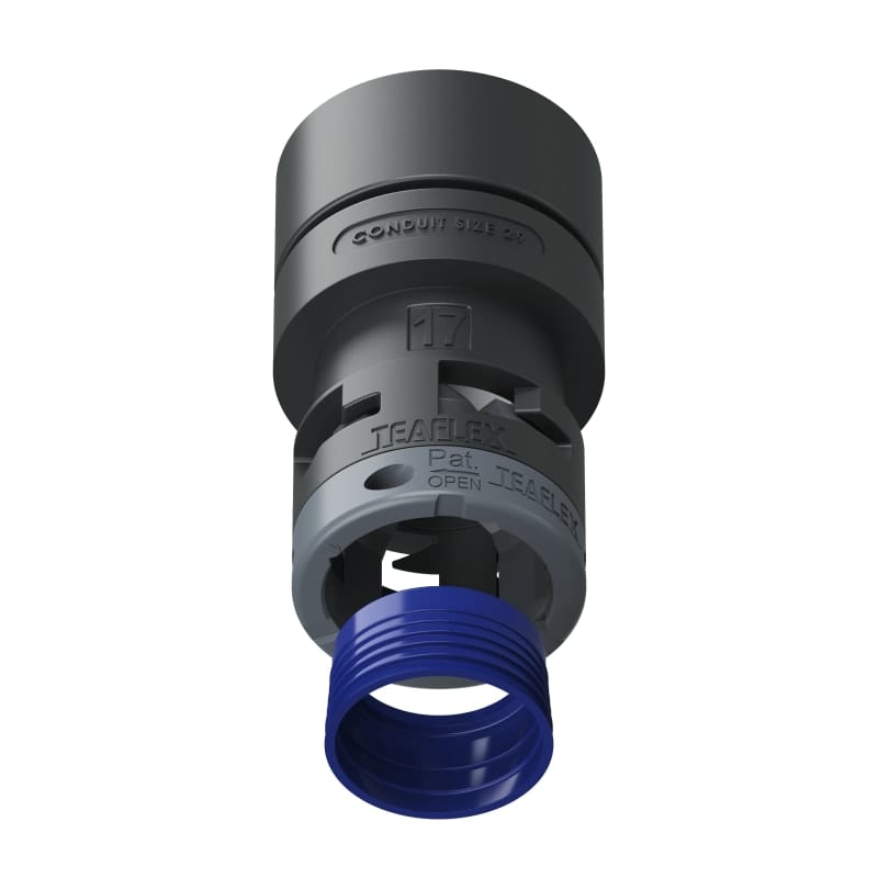 TEAFLEX - RACC.ADATTATORE NERO IP68 2917