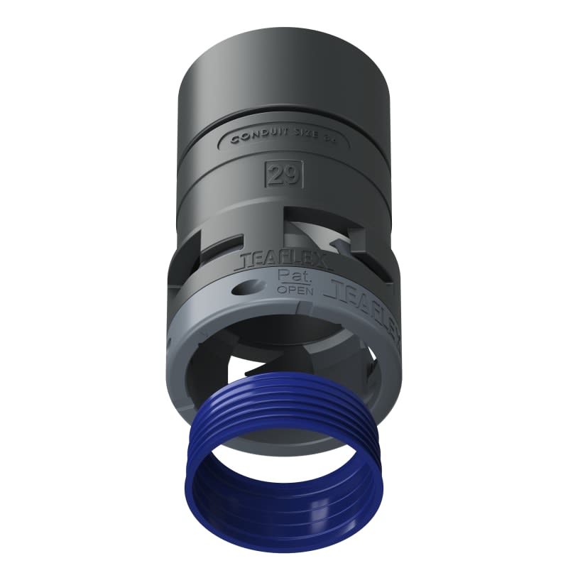 TEAFLEX - RACC.ADATTATORE NERO IP68 3629