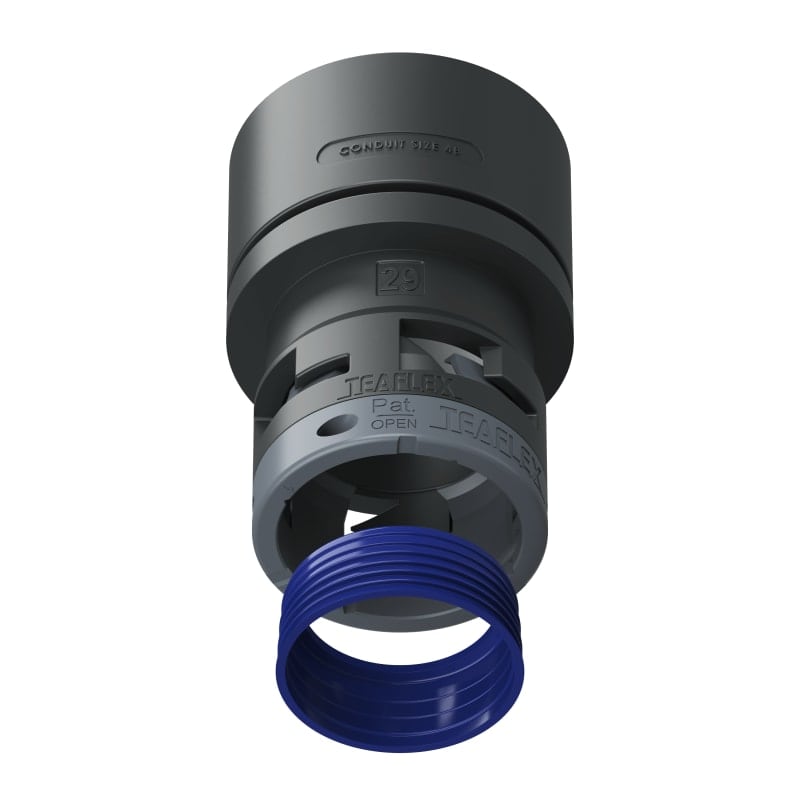 TEAFLEX - RACC.ADATTATORE NERO IP68 4829