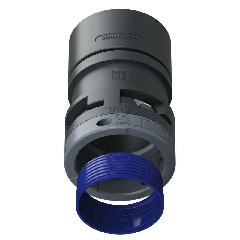 TEAFLEX - RACC.ADATTATORE NERO IP68 4836