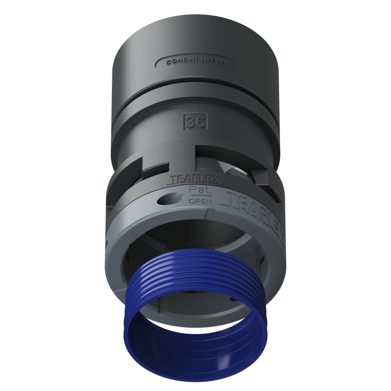 TEAFLEX - RACC.ADATTATORE NERO IP68 4836