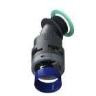 TEAFLEX - CURVA 45 IP68 23NPT 3/4' NERO