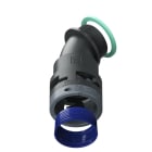 TEAFLEX - CURVA 45 IP68 BF23 PG21 NERO 8BBF23P21