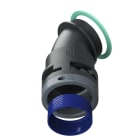 TEAFLEX - CURVA 45 IP68 BF36 PG36 NERO 8BBF36P36