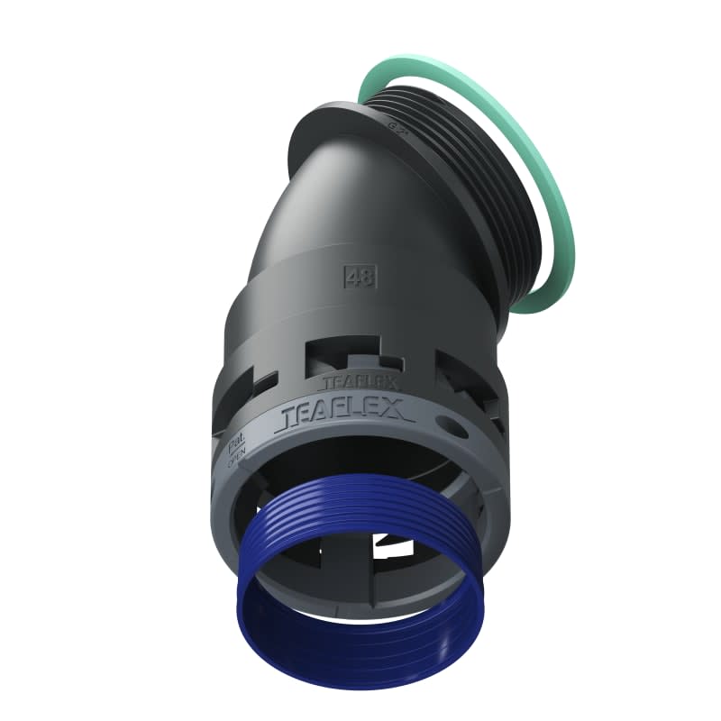 TEAFLEX - CURVA 45 IP68 BF48 2' NERO