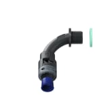 TEAFLEX - CURVA 90 IP68 BN07 1/4' NERO 8BBN07G01