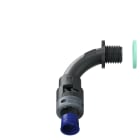 TEAFLEX - CURVA 90 IP68 BN07 M12 NERO