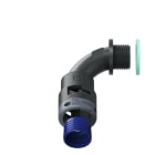 TEAFLEX - CURVA 90 IP68 BN12 3/8' NERO 8BBN12G02