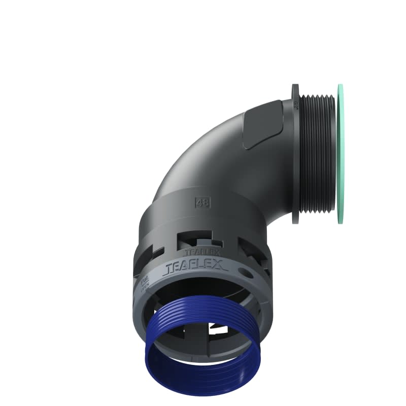 TEAFLEX - CURVA 90 IP68 BN48 2' NERO