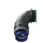 TEAFLEX - CURVA 90 IP68 48NPT 2'   NERO 8BBN48N08