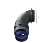 TEAFLEX - CURVA 90 IP68 BN48 PG48 NERO 8BBN48P48