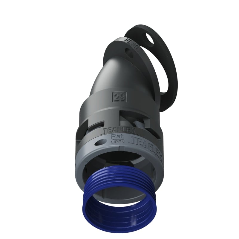 TEAFLEX - FLANGIA 45 IP68 FF29 NERO