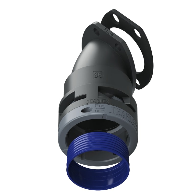 TEAFLEX - FLANGIA 45 IP68 FF36 NERO