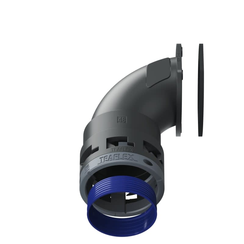TEAFLEX - FLANGIA 90  IP68 FL48 NERO