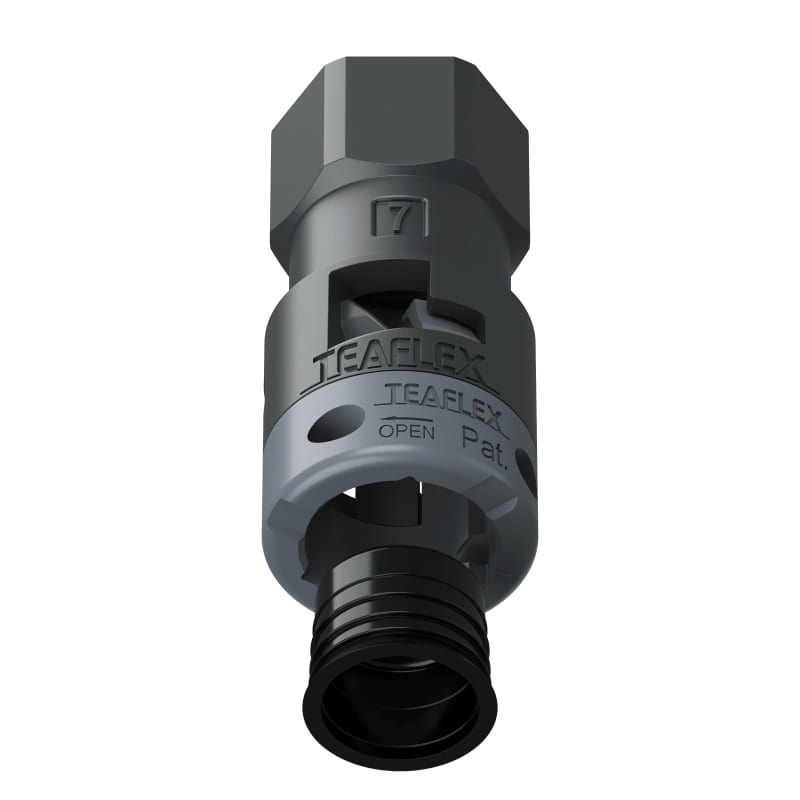 TEAFLEX - FEMMINA IP68 SF07 M12X1,5 NERO