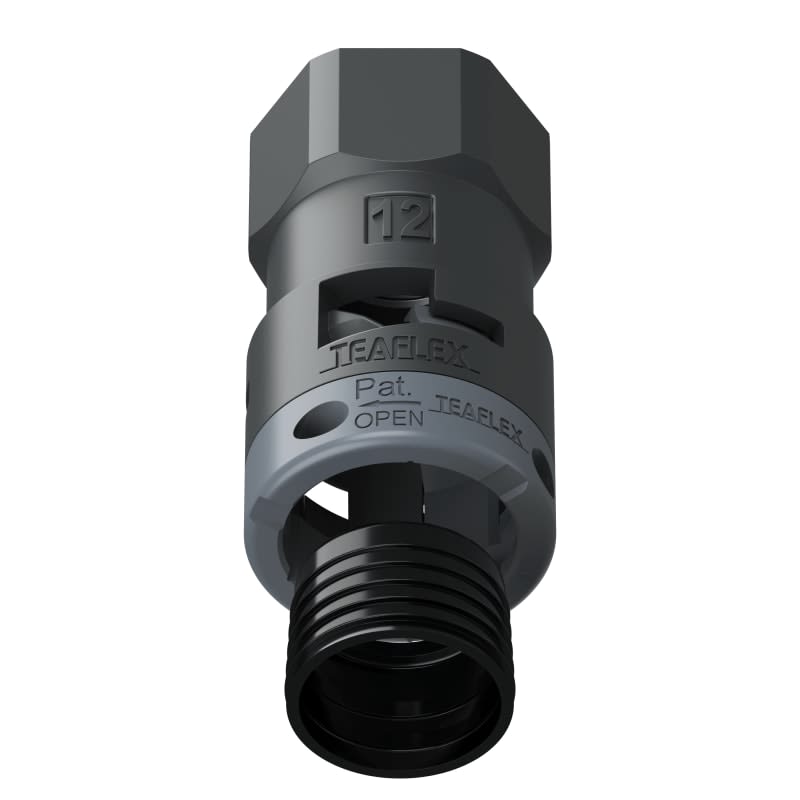 TEAFLEX - FEMMINA IP68 SF12 M16X1,5 NERO 8BSF12M16