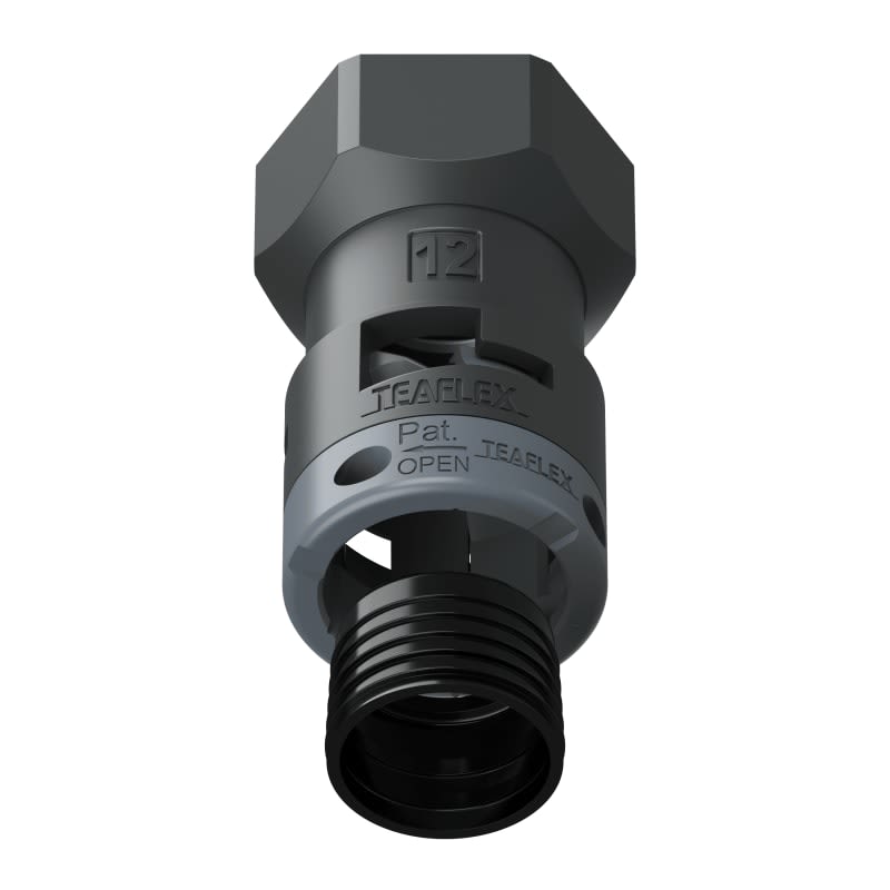 TEAFLEX - FEMMINA IP68 SF12 PG13,5 NERO 8BSF12P13