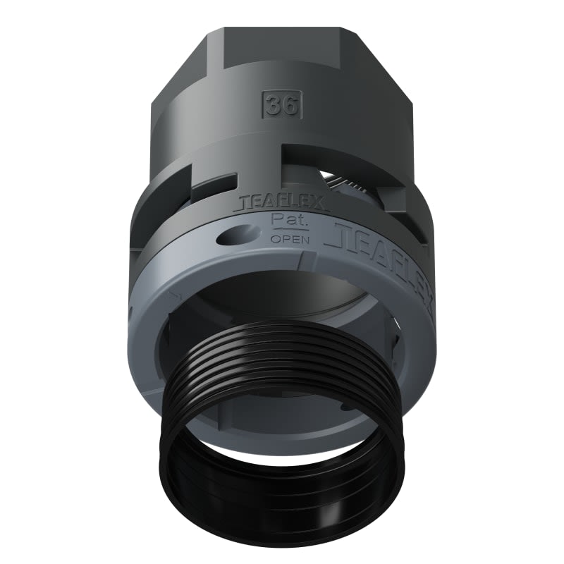 TEAFLEX - FEMMINA IP68 SF36 M40X1,5 NERO 8BSF36M40