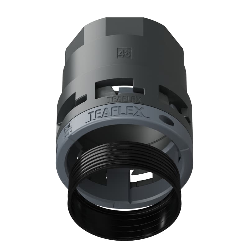 TEAFLEX - FEMMINA IP68 SF48 M50X1,5 NERO 8BSF48M50
