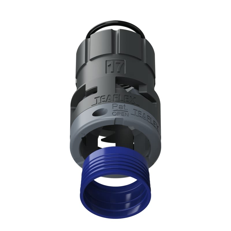 TEAFLEX - FEMM.IP68 NERO SFMIL17 7/8' 20