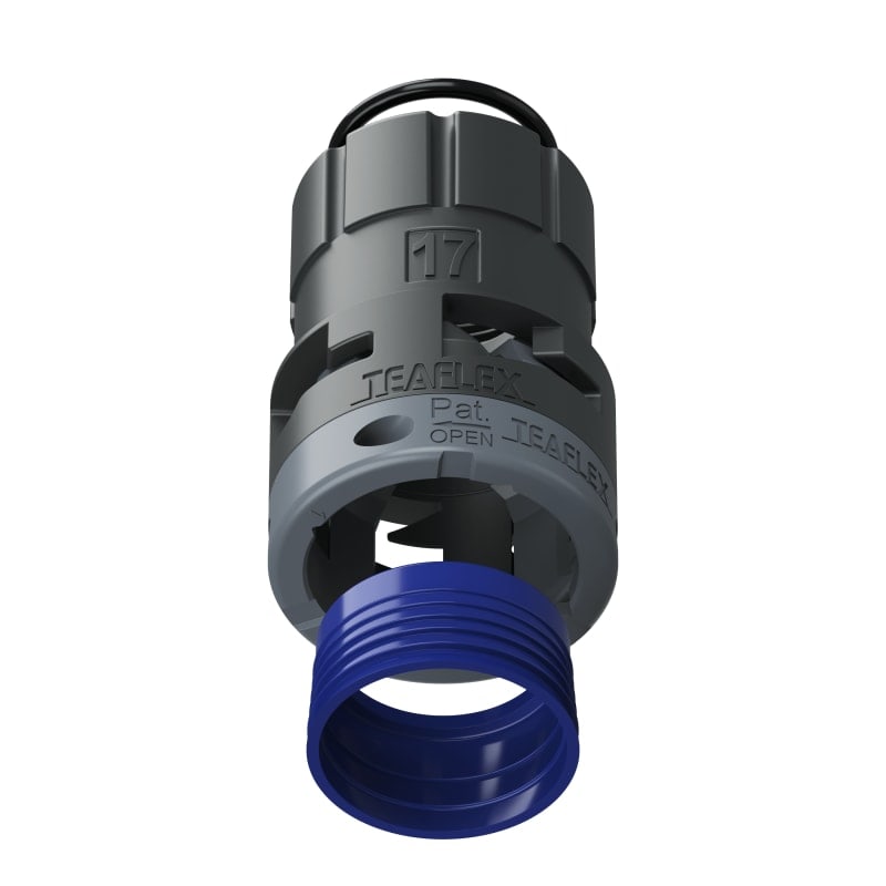 TEAFLEX - FEMM.IP68 NERO SFMIL17 7/8' 20