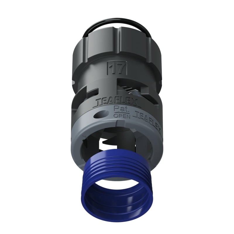 TEAFLEX - FEMM.IP68 NERO SFMIL17 1' 20F