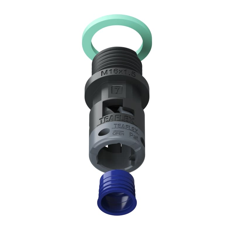 TEAFLEX - RACC.NERO IP68 SM07 M16X1,5 8BSM07M16
