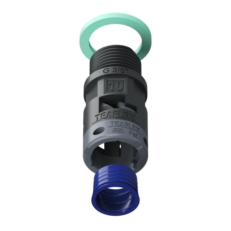 TEAFLEX - RACC.NERO IP68 SM10 G 3/8'