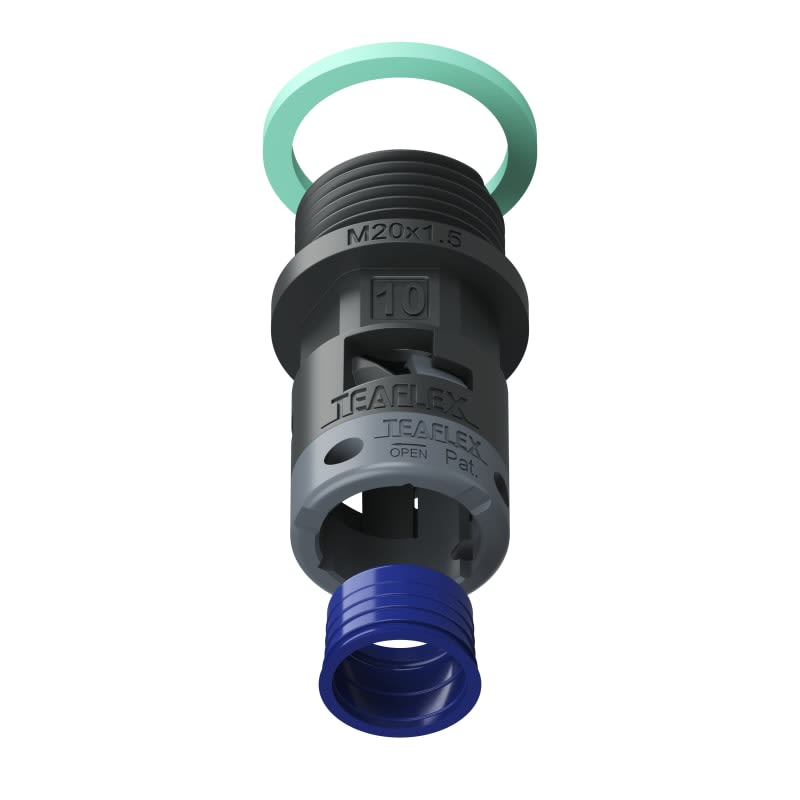 TEAFLEX - RACC.NERO   IP68 SM10  M20X1,5
