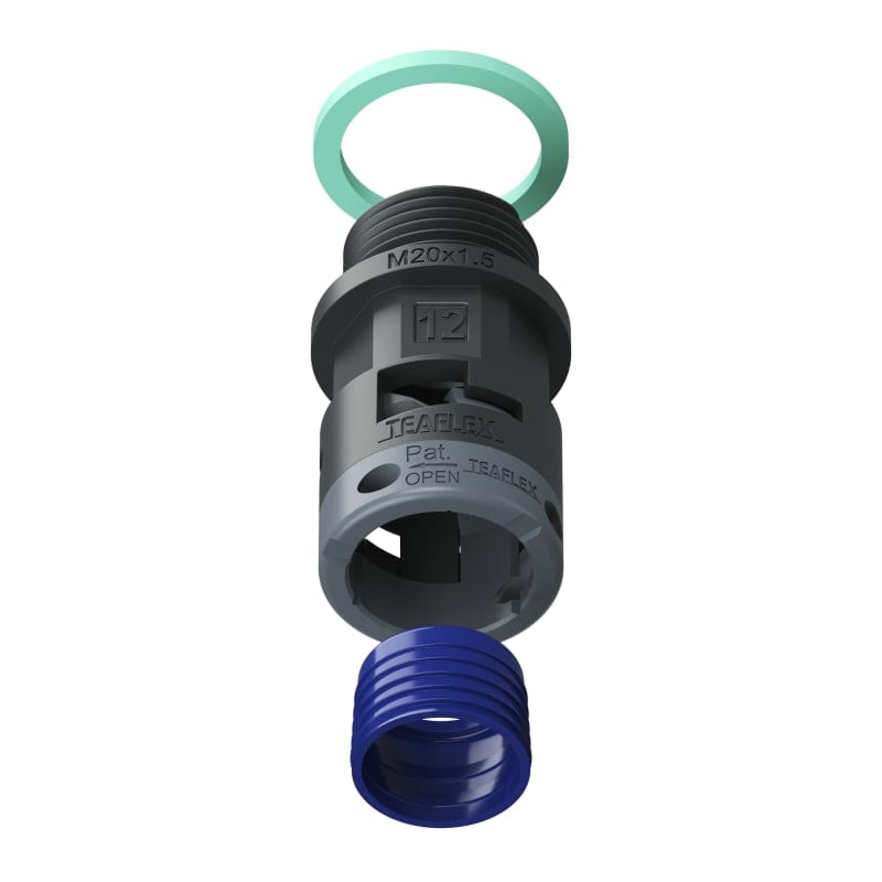 TEAFLEX - RACC.NERO IP68 SM12 M20X1,5