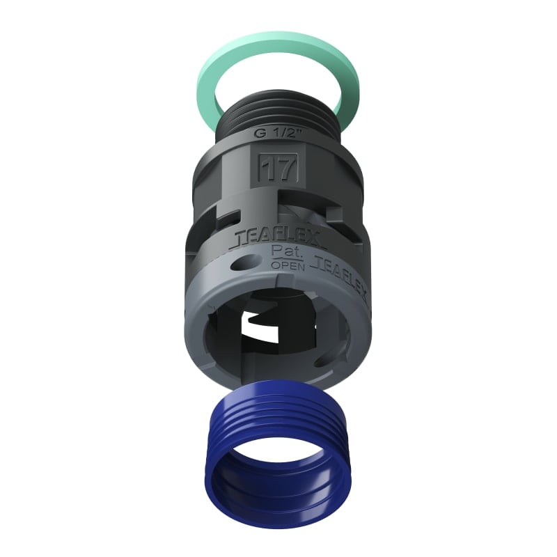 TEAFLEX - RACC.NERO IP68 SM17 G 1/2'