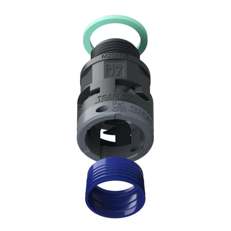 TEAFLEX - RACC.NERO IP68 SM17 M20X1,5