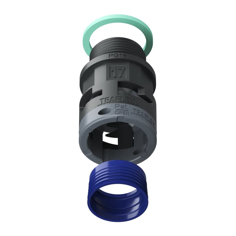 TEAFLEX - RACC.NERO IP68 SM17 PG16